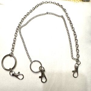 Purse Wallet Silver Chain Purse Handle